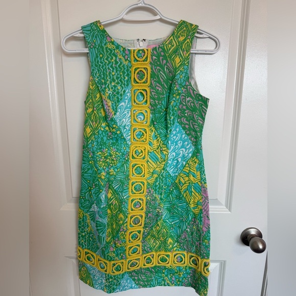 Lilly Pulitzer Mila Shift Dress Sun Dance Print Size 0 - Picture 3 of 6
